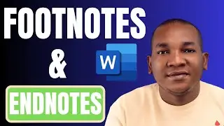 How to Insert Footnotes and Endnotes Reference in Microsoft Word in 2024 | MS Word Document Tutorial