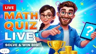 🔴 LIVE MATH QUIZ TEST &ndash; Only 1% Can Solve This!