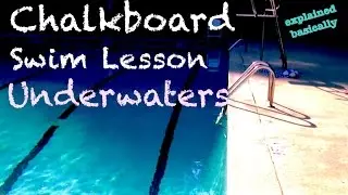 Swim Lesson (Underwaters...Don't be fooled) Chalkboard #swimlesson #underwater