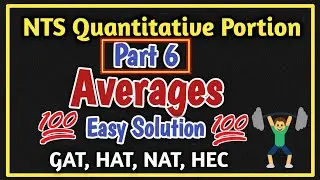 Averages || Averages Questions in NTS Test