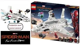 Spiderman Far From Home Lego - Stark Jet and the Drone Attack!