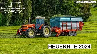 1 Schnitt Heu im April 2024 | So früh wie noch nie Heu machen bei Kögi's Bio- Heumilch | 4K