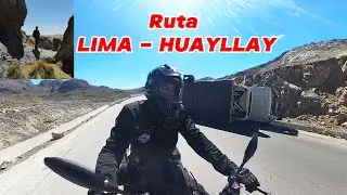RUTA de LIMA a Huayllay - Atractivos turísticos y ACCIDENTES en la vía 😳