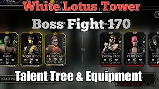 Mk Mobile White Lotus Tower Boss Fight 170 | Talent Tree & Equipment
