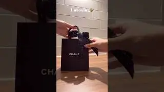 Unboxing Chanel earrings🖤 | #chanel #chanelearrings