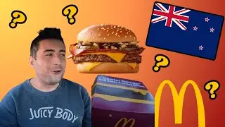 Eating the NEW Crispy Onion Quarter Pounder from McDonald's New Zealand