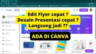 Cara cepat membuat flyer,Presentasi, Iklan dll  tanpa mendesain. Langsung jadi