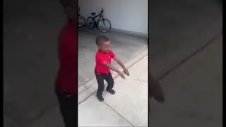 stan twitter: kid in red shirt dancing