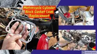 How to Replace a leaking cylinder Head Gasket on a Motorcycle
