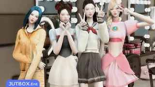 Halloween Special 🎃 Fourstars Dance Cover: New Jeans 'Ditto' + 'Glitter In My Aura