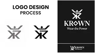 Luxury Clothing Brand Logo Design  K R Monogram with Crown  Brand Identity Case Study