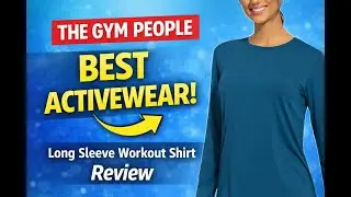 THE GYM PEOPLE Long Sleeve Workout Shirt Review | Best Affordable Activewear for Women