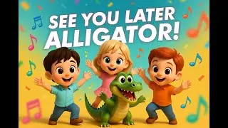 See You Later Allegator - Fun Kids Song - Dance, Sing & Say Goodbye!