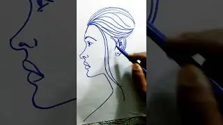 pen drawing #shorts #short video #drawing #pencil art #art #live art #sketch 😍
