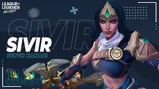 Hero Baru Sivir, Sepuh Hanabi - Penjelasan Skill, Combo, Tips Sivir Wild Rift Pemula