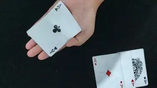 Invisible Palm Card Trick - only performance