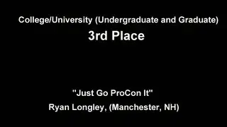 Just Go ProCon It