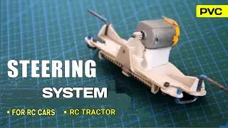 How to Make Steering System for Rc Tractor || Making a Front Axel .@R.JMODELs435 