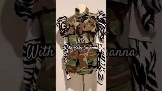 Couture Camo Jacket BTS w/baby Susanna 🪡🔥