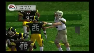 NCAA FOOTBALL 2003 PS2 PURDUE DYNASTY WEEK 6 AT IOWA LET'S GO BOILERS