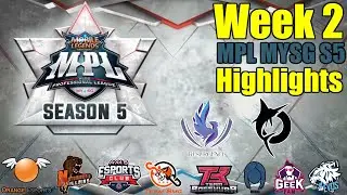 Mobile Legends - MPL MALAYSIA/SINGAPORE SEASON 4 WEEK 2 HIGHLIGHTS!