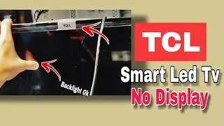 How To Fix TCL Tv Black Screen | TCL Android Smart Led Tv No Display Problem Solved By CKV Tracks.