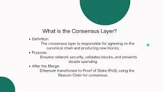Introduction to Consensus client