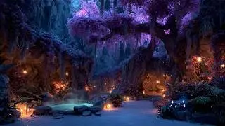Violet Wisteria Vale ✨ Magical Forest Music | Ethereal Ambience for Deep Sleep & Relaxation 🌙