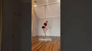 Beautiful Spin Pole Combo Vortex to Ballerina Spinning Pole Move #spinningpole #shorts