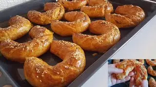 مسمن معمر فالفرن بالعجينة السحرية بدون دلك او عجن كيجي مورق ومقرمش وهشيش يذوب فالفم 