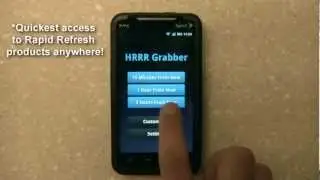 Rapid Refresh Grabber app for storm chasers