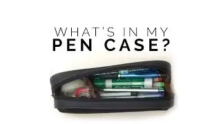what's in my pen case ⭐ freshman year of high school