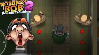 Robbery Bob 2 Game  - OLD GUY Costume Gameplay Using 100 Angry Dog - part 14