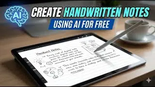 Create Handwritten Notes for Free Using Gemini AI Nano Banana | Step-by-Step Tutorial