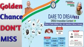 DARE TO DREAM 2.0 | DRDO Innovation  CONTEST | For Individuals & Start-ups | Hindi