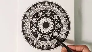 Live Mandala Art | Slow, Peaceful Drawing for Focus & Inspiration #live