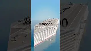 How big is freedom ship?🚢🤔 #Shorts #YouTubeShorts #Trending #TravelShorts #Explore #MustWatch #funny