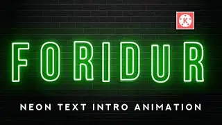 Create Neon Text Intro Animation&nbsp; With Pixellab & Kinemaster || TECH FR ||