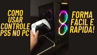 Como usar controle de Ps5 no Pc!