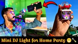 Mini USB DJ Light | Mini Disco Light 🤩 Review | Best light for Party 🍻🍾