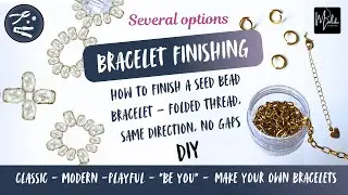 DIY | Bracelet Finishing Techniques ✨ | Simple DIY Methods – Several Options!