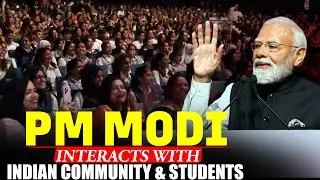 PM Modi&rsquo;s Interaction with Indian Community & Students in Muscat, Oman
