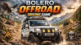 Bolero Offroad Driving Game | Bolero 4x4 Offroad Driveing | Dangerous Roads Gameplay 😲