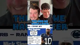 Nick Singleton at the 1.05 (2026 Rookie Mock)