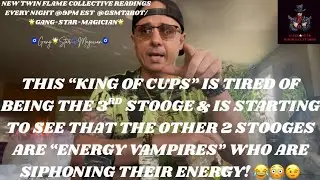 &ldquo;THE KING OF CUPS&rdquo; IS DONE BEING &ldquo;THE 3rd STOOGE&rdquo; & ISN&rsquo;T LISTENING TO THE OTHER 2 STOOGES ANYMORE!😂