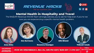 #RevenueHACKS Special -Taking real action for mental health in hospitality