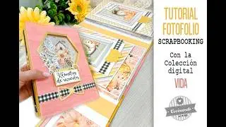 Scrapbooking photofolio tutorial with the VIDA collection