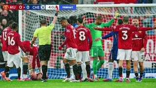 Robert S&aacute;nchez RED CARD in 4 Minutes Vs Manchester United  | Chelsea Vs Manchester United