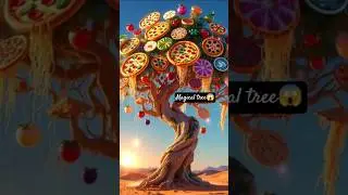 Magic Food Tree 🌳✨#shorts #shortsfeed #parrot