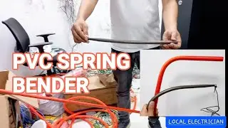 PVC Spring Bender Demo | Electrical Conduit Bending | Local Electrician